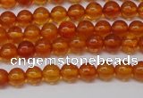 CAR106 15.5 inches 4mm round natural amber beads