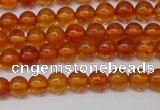 CAR106 15.5 inches 4mm round natural amber beads