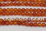 CAR110 15.5 inches 3mm round natural amber beads