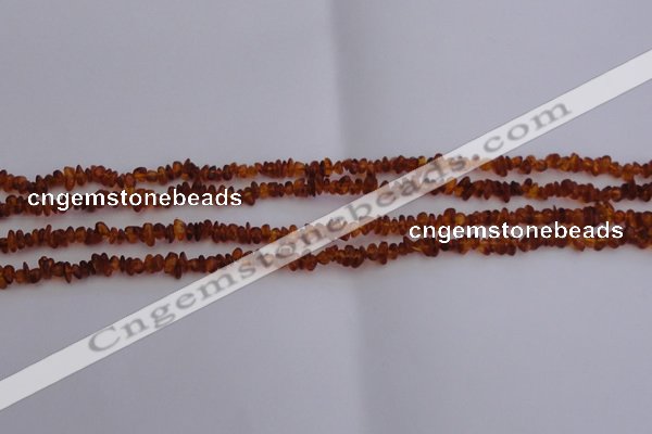 CAR201 24 inches 3*6mm natural amber chips beads wholesale
