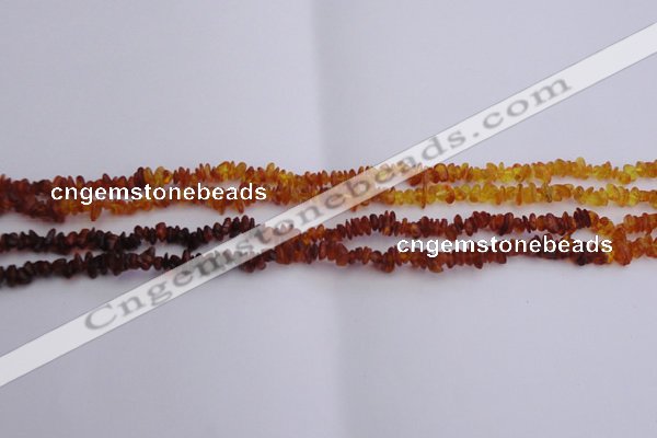 CAR202 24 inches 3*6mm natural amber chips beads wholesale