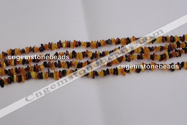 CAR204 24 inches 3*8mm natural amber chips beads wholesale