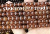 CAR237 15.5 inches 6mm - 7mm round natural amber beads wholesale