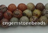 CAR351 15.5 inches 6mm round red artistic jasper beads wholesale