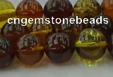 CAR504 15.5 inches 10mm - 11mm round natural amber beads wholesale