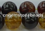 CAR510 15.5 inches 18mm - 19mm round natural amber beads wholesale