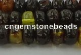 CAR532 15.5 inches 5*8mm rondelle natural amber beads wholesale