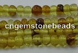 CAR536 15.5 inches 3*5mm rondelle natural amber beads wholesale