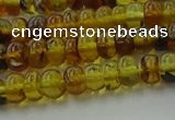 CAR537 15.5 inches 4*6mm rondelle natural amber beads wholesale