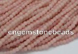 CAS01 15.5 inches 3mm round pink angel skin gemstone beads