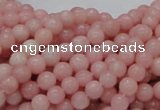 CAS03 15.5 inches 6mm round pink angel skin gemstone beads