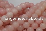 CAS04 15.5 inches 8mm round pink angel skin gemstone beads