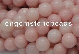 CAS05 15.5 inches 10mm round pink angel skin gemstone beads