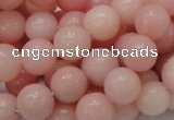 CAS06 15.5 inches 12mm round pink angel skin gemstone beads