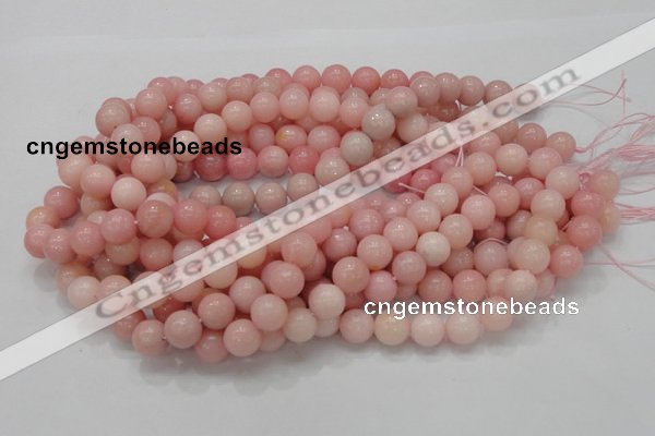 CAS06 15.5 inches 12mm round pink angel skin gemstone beads