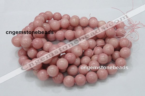 CAS08 15.5 inches 18mm round pink angel skin gemstone beads