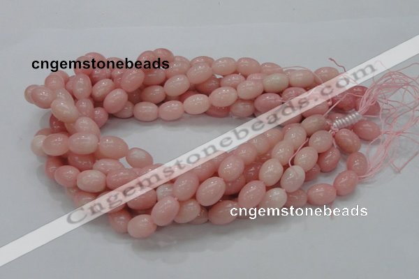 CAS10 15.5 inches 10*14mm rice pink angel skin gemstone beads