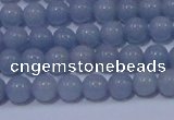 CAS200 15.5 inches 4mm round blue angel skin gemstone beads