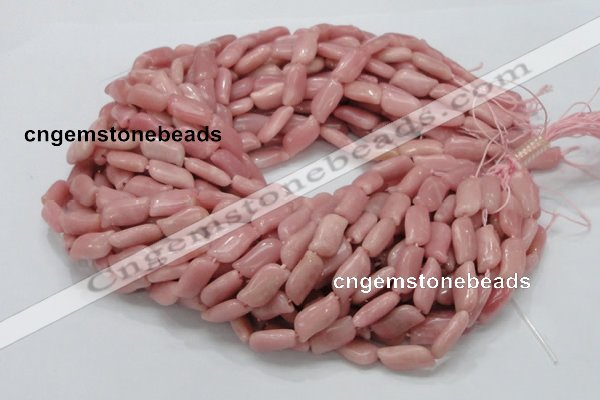 CAS23 15.5 inches 10*12mm marquise pink angel skin gemstone beads