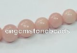 CAS33 15.5 inches 8mm - 16mm round pink angel skin gemstone beads