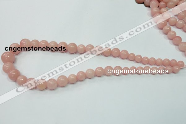 CAS33 15.5 inches 8mm - 16mm round pink angel skin gemstone beads