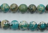 CAT01 15.5 inches 10mm round natural aqua terra jasper beads