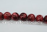 CAT161 15.5 inches 8mm round dyed natural aqua terra jasper beads