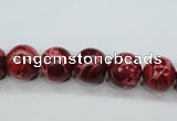 CAT162 15.5 inches 10mm round dyed natural aqua terra jasper beads