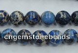 CAT211 15.5 inches 8mm round dyed natural aqua terra jasper beads