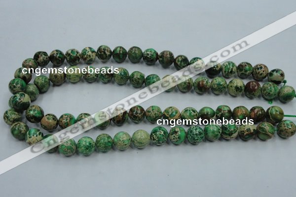 CAT222 15.5 inches 16mm round dyed natural aqua terra jasper beads