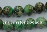 CAT224 15.5 inches 20mm round dyed natural aqua terra jasper beads