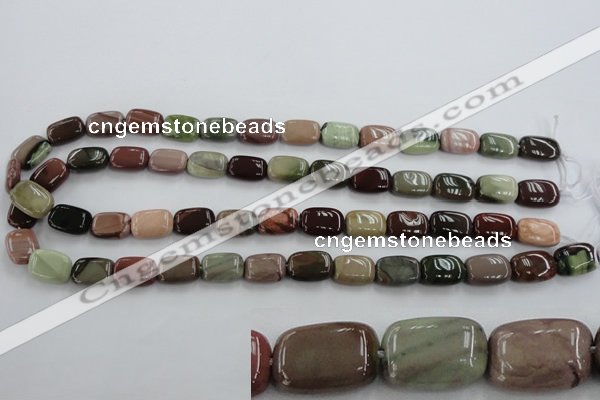 CAT5311 15.5 inches 8*14mm rectangle aqua terra jasper beads wholesale