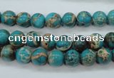 CAT75 15.5 inches 8mm round dyed natural aqua terra jasper beads