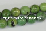 CAU04 round australia chrysoprase 12mm gemstone beads Wholesale