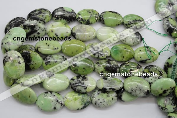 CAU205 15.5 inches 22*30mm oval Australia chrysoprase beads