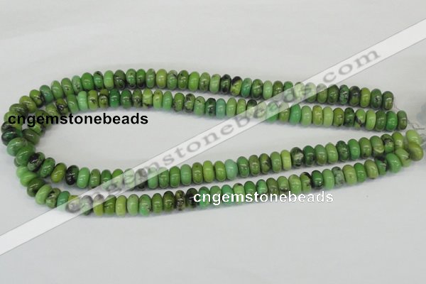 CAU27 15.5 inches 5*10mm rondelle australia chrysoprase beads wholesale