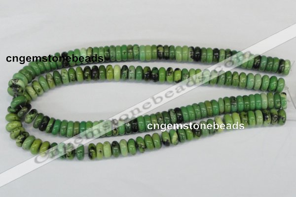 CAU28 15.5 inches 5*12mm rondelle australia chrysoprase beads wholesale