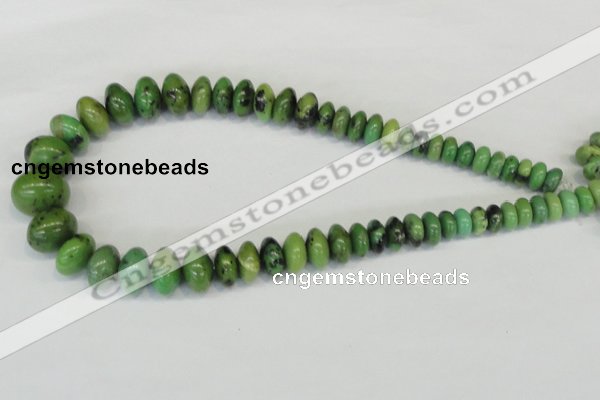 CAU30 Multi-size rondelle australia chrysoprase beads wholesale