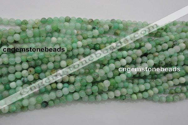 CAU301 15.5 inches 4mm round Australia chrysoprase beads wholesale