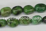 CAU31 15.5 inches 10*14mm nugget australia chrysoprase beads wholesale