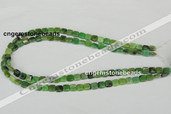 CAU34 15.5 inches 8*8mm square australia chrysoprase beads wholesale