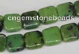 CAU35 15.5 inches 12*12mm square australia chrysoprase beads wholesale