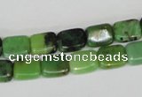 CAU36 15.5 inches 8*10mm rectangle australia chrysoprase beads wholesale