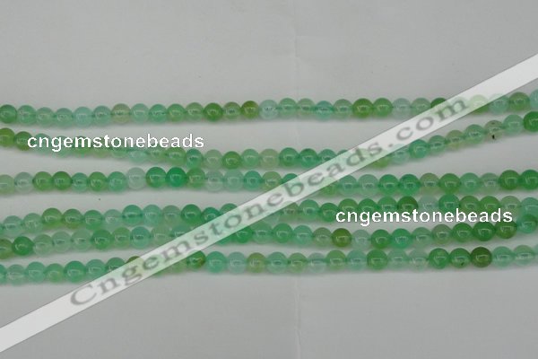 CAU360 15.5 inches 4mm round Australia chrysoprase beads