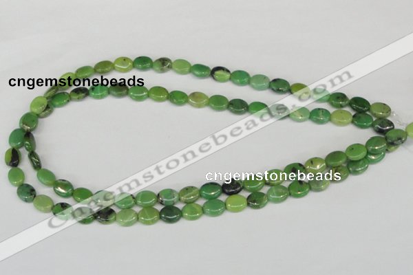 CAU39 15.5 inches 8*10mm oval australia chrysoprase beads wholesale