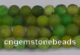 CAU411 15.5 inches 6mm round matte Australia chrysoprase beads