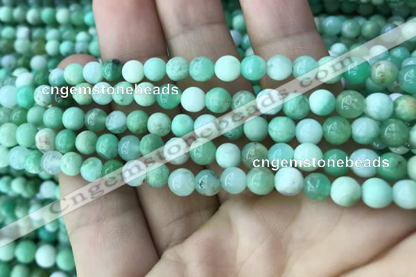 CAU421 15.5 inches 6mm round Australia chrysoprase beads