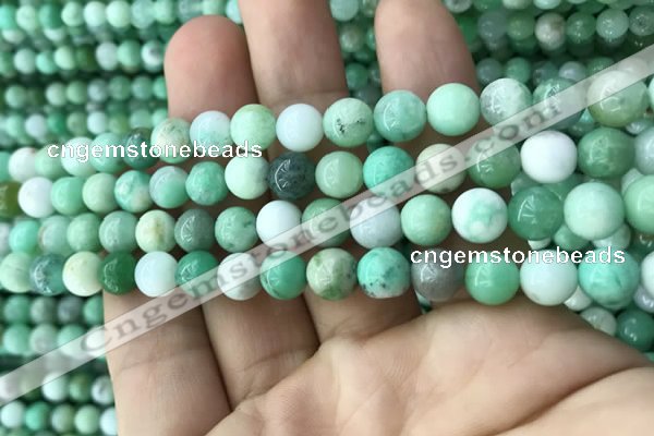 CAU422 15.5 inches 7mm round Australia chrysoprase beads