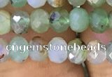 CAU426 15.5 inches 3*5mm faceted rondelle Australia chrysoprase beads