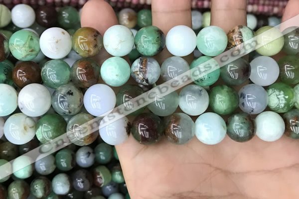 CAU438 15.5 inches 12mm round Australia chrysoprase beads wholesale